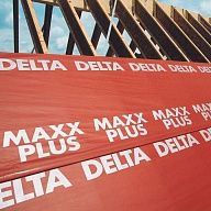 DELTA MAXX PLUS адиффузионная/антиконденсатная мембрана с самоклеящейся лентой, Sd=0.15 м, 190г/м2, 75 м2